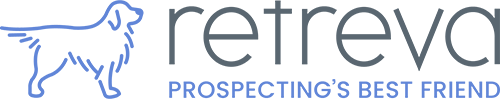 Retreva logo with the tagline "Prospecting’s Best Friend."