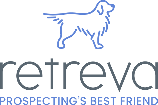 Retreva logo with the tagline "Prospecting’s Best Friend."
